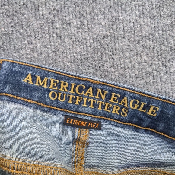 American Eagle Outfitters Men's Slim Straight Jeans Blue 29x32 Extreme Flex - Picture 10 of 13